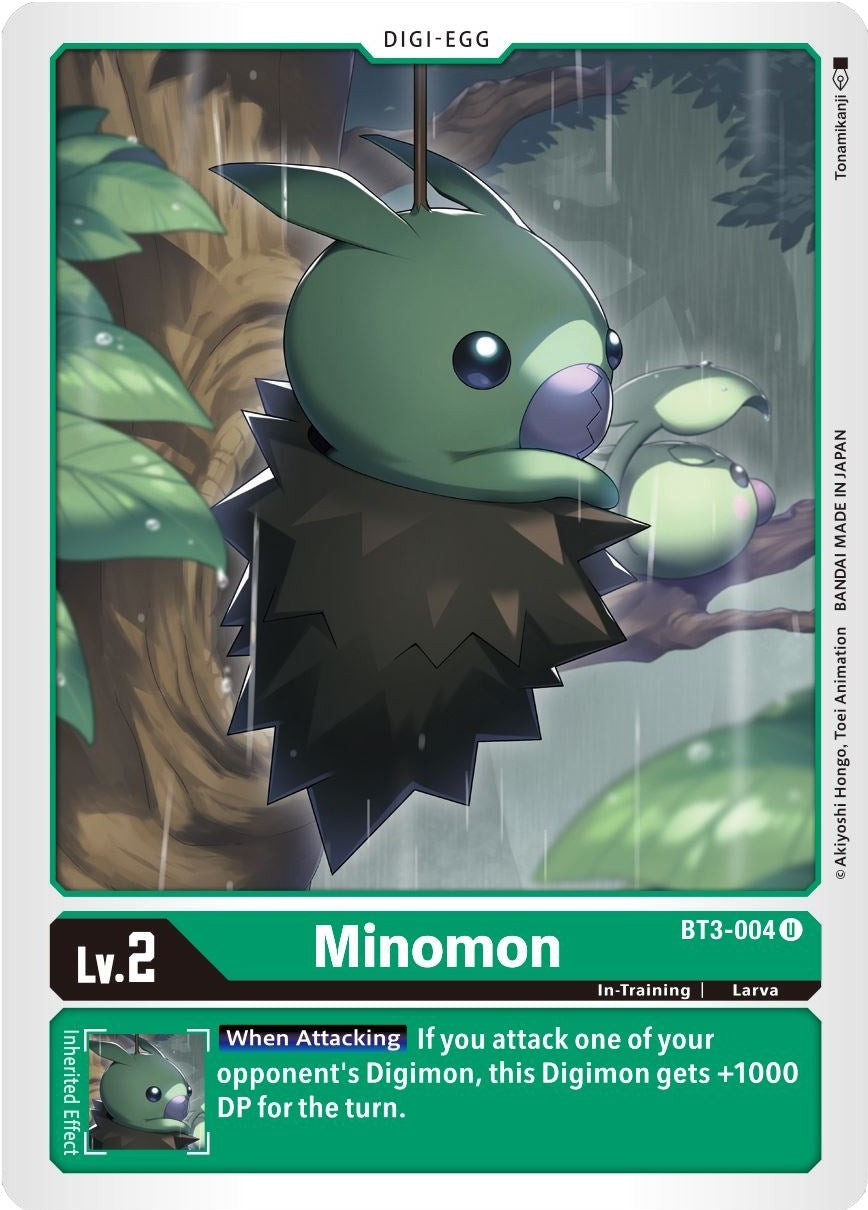 Image for Minomon (BT3-004 U) (Release Special Booster 1.5) - Digimon Card Game