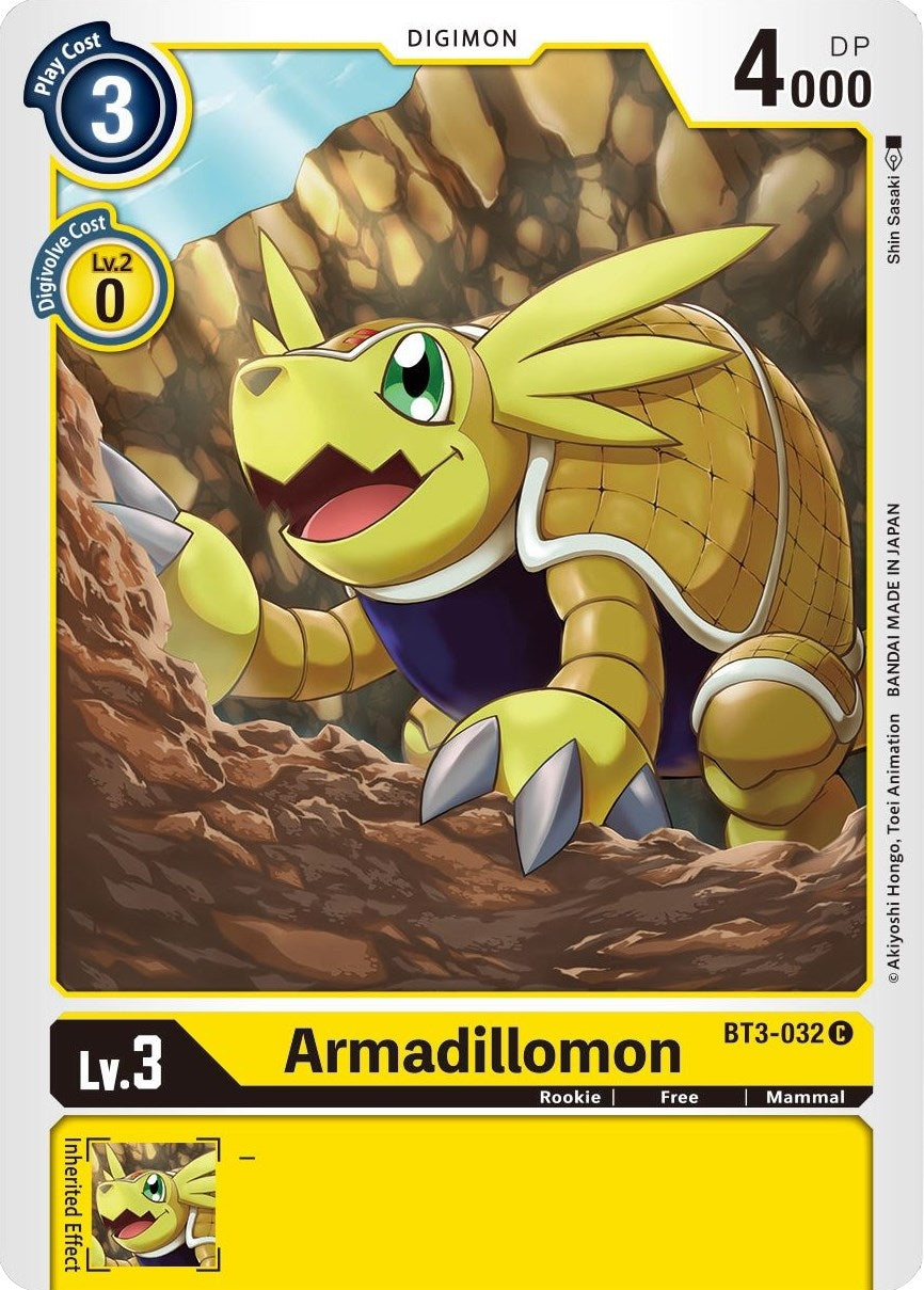 Image for Armadillomon - BT3-032 (BT3-032 C) (Release Special Booster 1.5) - Digimon Card Game