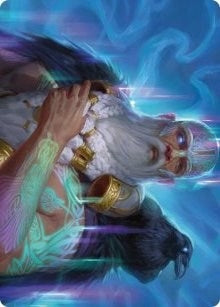 Image for Alrund, God of the Cosmos Art Card (9) (Art Series: Kaldheim) - Magic: The Gathering