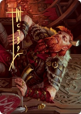 Image for Arni Brokenbrow Art Card (Gold-Stamped Signature) (30) (Art Series: Kaldheim) - Magic: The Gathering