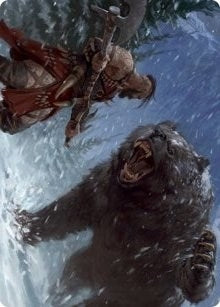 Image for Blizzard Brawl Art Card (41) (Art Series: Kaldheim) - Magic: The Gathering