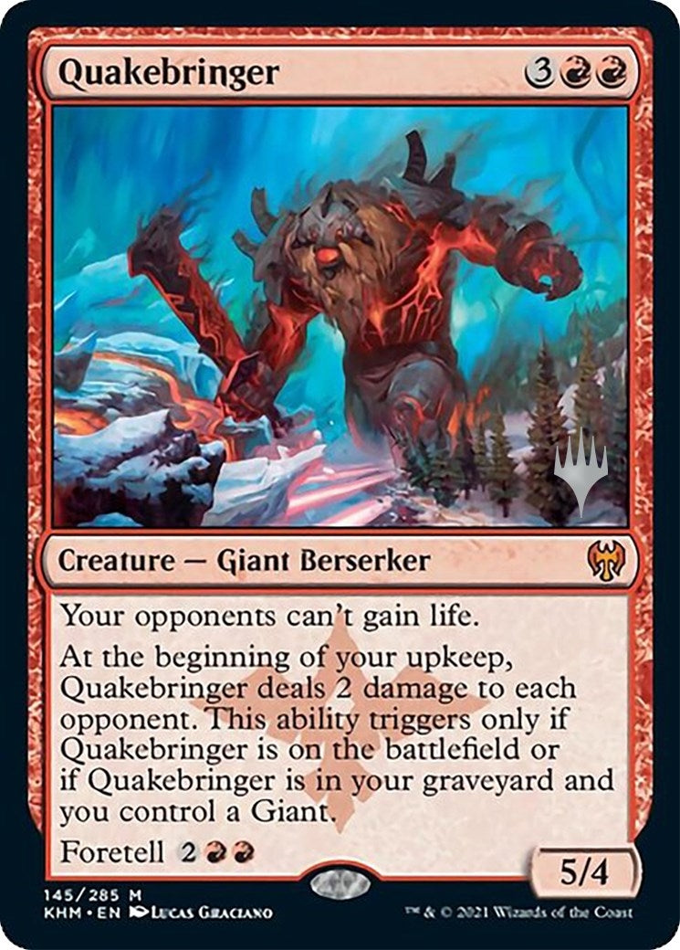 Image for Quakebringer (145) (Promo Pack: Kaldheim) - Magic: The Gathering
