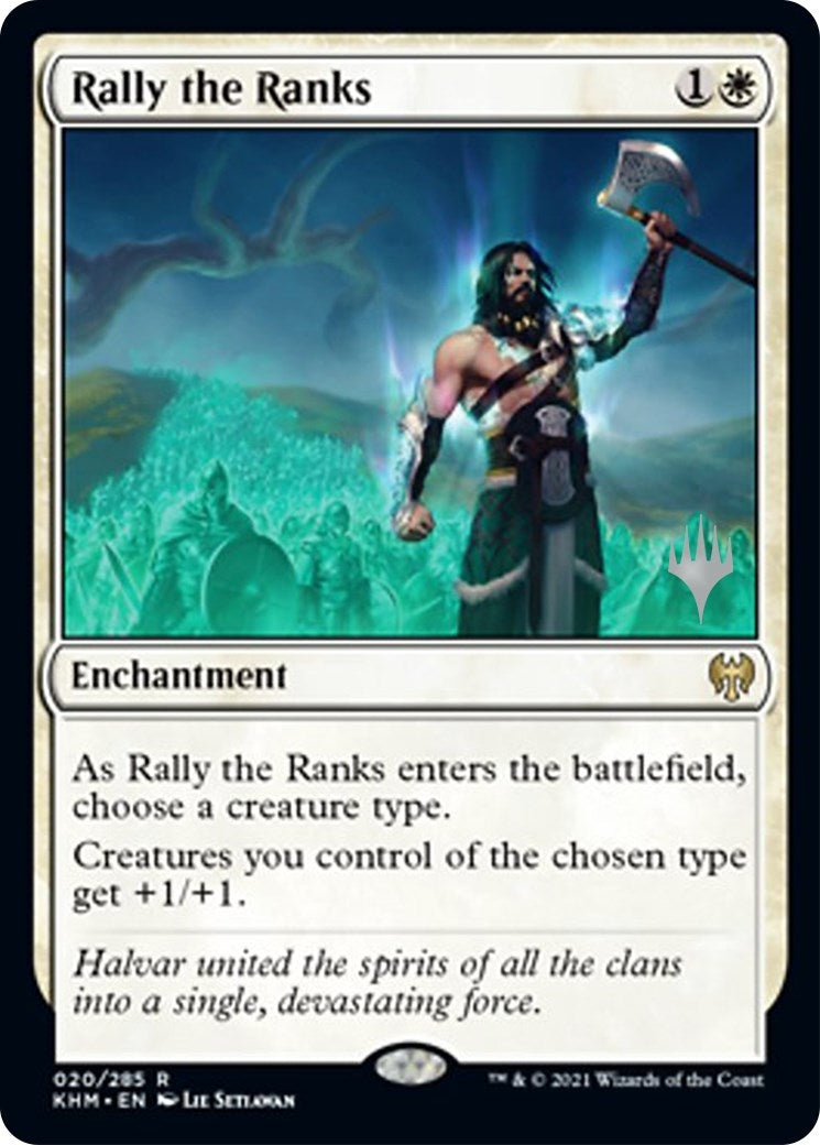 Image for Rally the Ranks (20) (Promo Pack: Kaldheim) - Magic: The Gathering