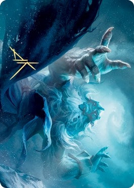 Image for Cyclone Summoner Art Card (Gold-Stamped Signature) (13) (Art Series: Kaldheim) - Magic: The Gathering