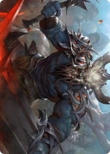 Image for Frenzied Raider Art Card (34) (Art Series: Kaldheim) - Magic: The Gathering