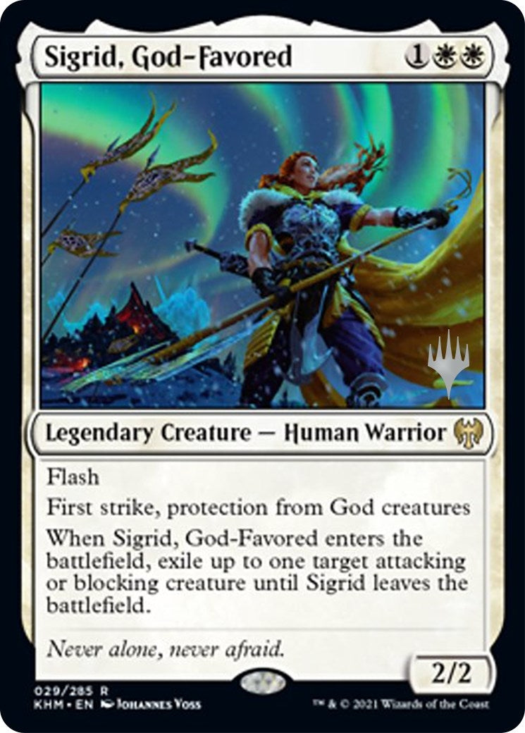 Image for Sigrid, God-Favored (29) (Promo Pack: Kaldheim) - Magic: The Gathering