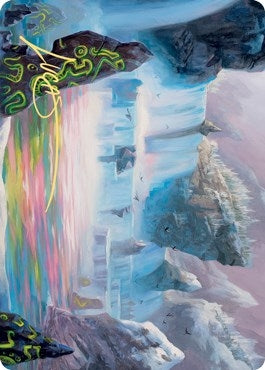 Image for Glittering Frost Art Card (Gold-Stamped Signature) (45) (Art Series: Kaldheim) - Magic: The Gathering