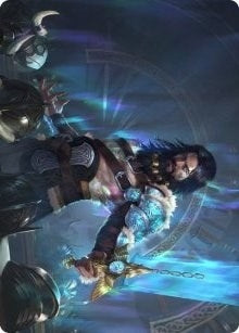 Image for Halvar, God of Battle Art Card (2) (Art Series: Kaldheim) - Magic: The Gathering