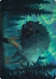 Image for Sarulf, Realm Eater Art Card (65) (Art Series: Kaldheim) - Magic: The Gathering