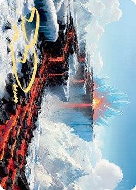 Image for Surtland Frostpyre Art Card (Gold-Stamped Signature) (75) (Art Series: Kaldheim) - Magic: The Gathering