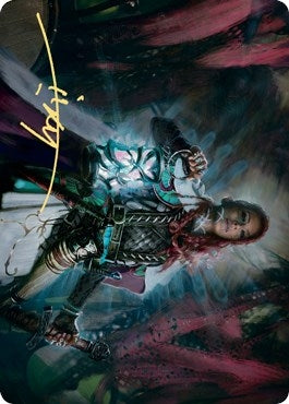 Image for Tergrid, God of Fright Art Card (Gold-Stamped Signature) (27) (Art Series: Kaldheim) - Magic: The Gathering