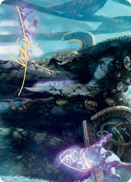 Image for Valki, God of Lies Art Card (Gold-Stamped Signature) (28) (Art Series: Kaldheim) - Magic: The Gathering