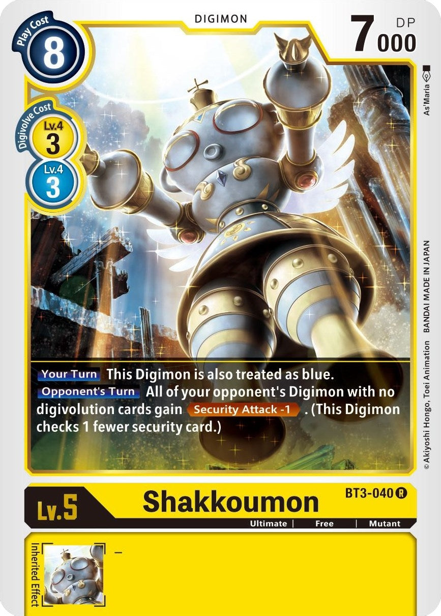 Image for Shakkoumon (BT3-040 R) (Release Special Booster 1.5) - Digimon Card Game