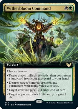 Image for Witherbloom Command (Extended Art) (356) (Strixhaven: School of Mages) - Magic: The Gathering