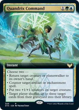 Image for Quandrix Command (Extended Art) (349) (Strixhaven: School of Mages) - Magic: The Gathering
