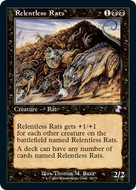 Image for Relentless Rats (329) (Time Spiral: Remastered) - Magic: The Gathering