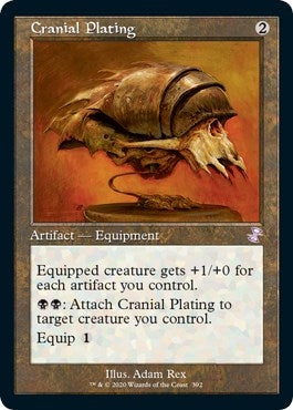 Image for Cranial Plating (392) (Time Spiral: Remastered) - Magic: The Gathering