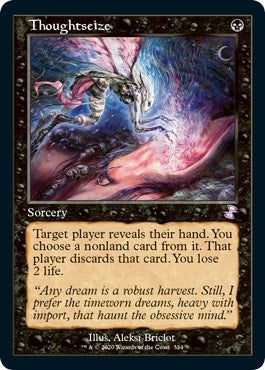 Image for Thoughtseize (334) (Time Spiral: Remastered) - Magic: The Gathering