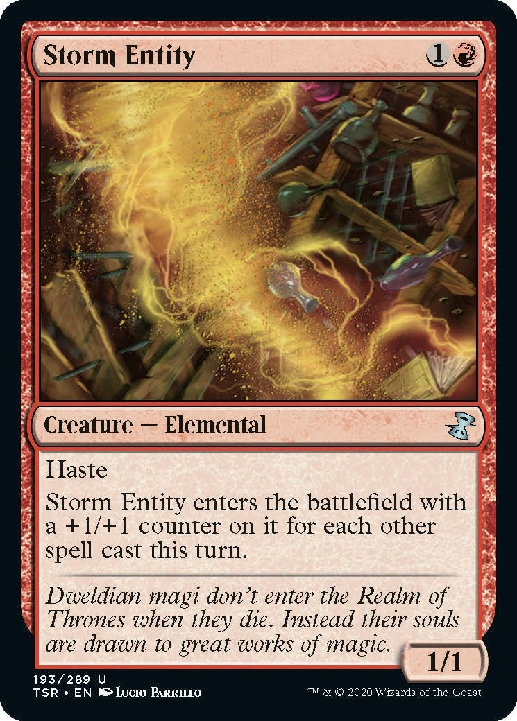Image for Storm Entity (193) (Time Spiral: Remastered) - Magic: The Gathering
