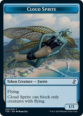 Image for Cloud Sprite Token (3) (Time Spiral: Remastered) - Magic: The Gathering