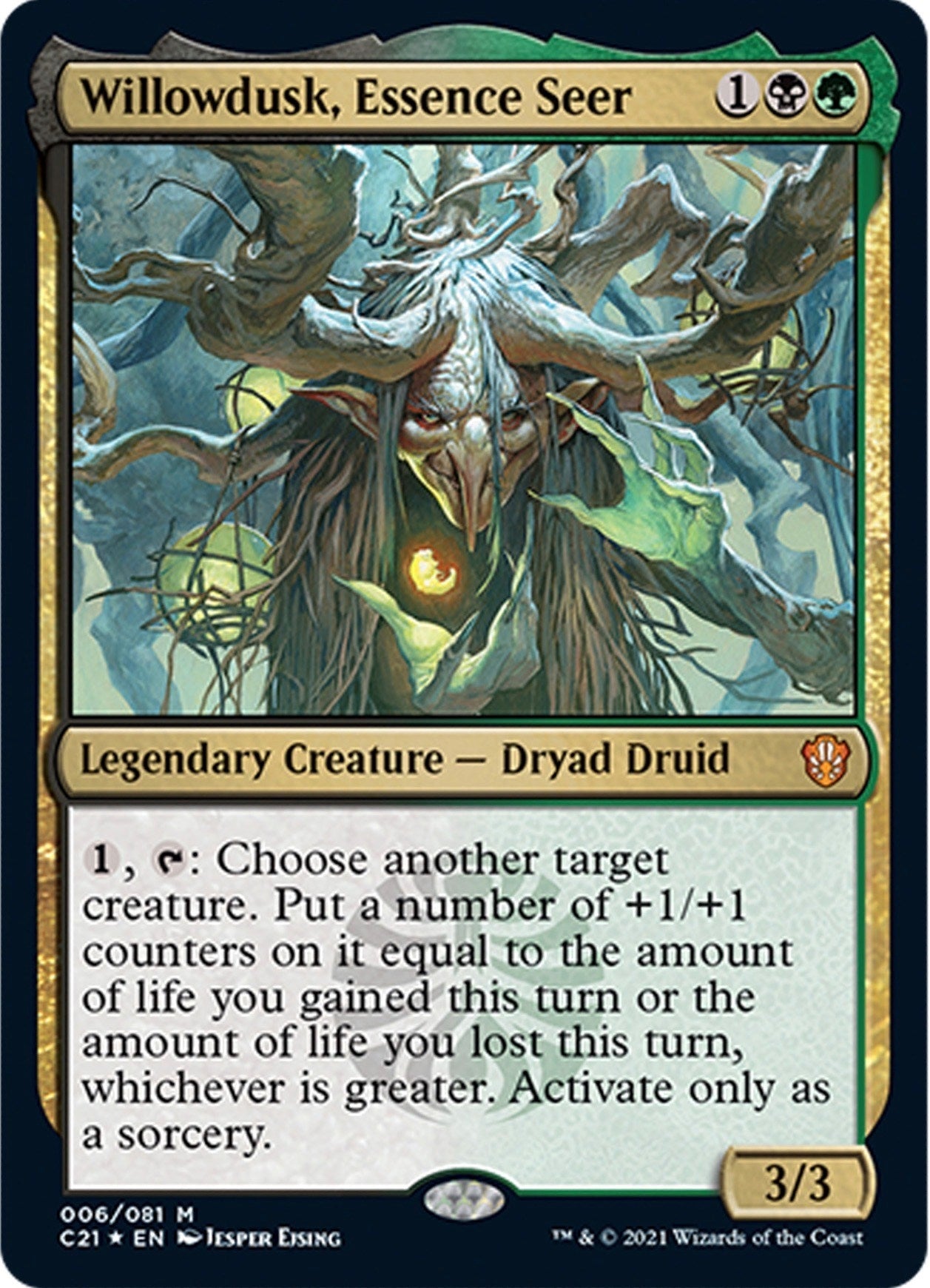 Image for Willowdusk, Essence Seer (6) (Commander 2021) - Magic: The Gathering