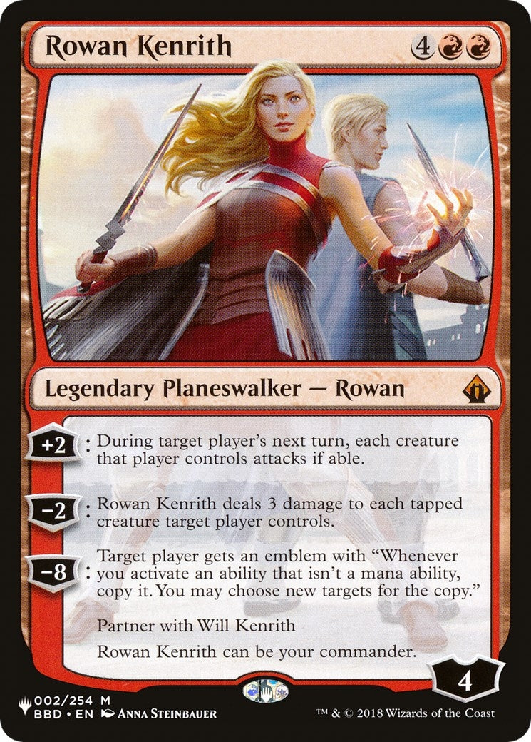 Image for Rowan Kenrith (002/254) (The List Reprints) - Magic: The Gathering