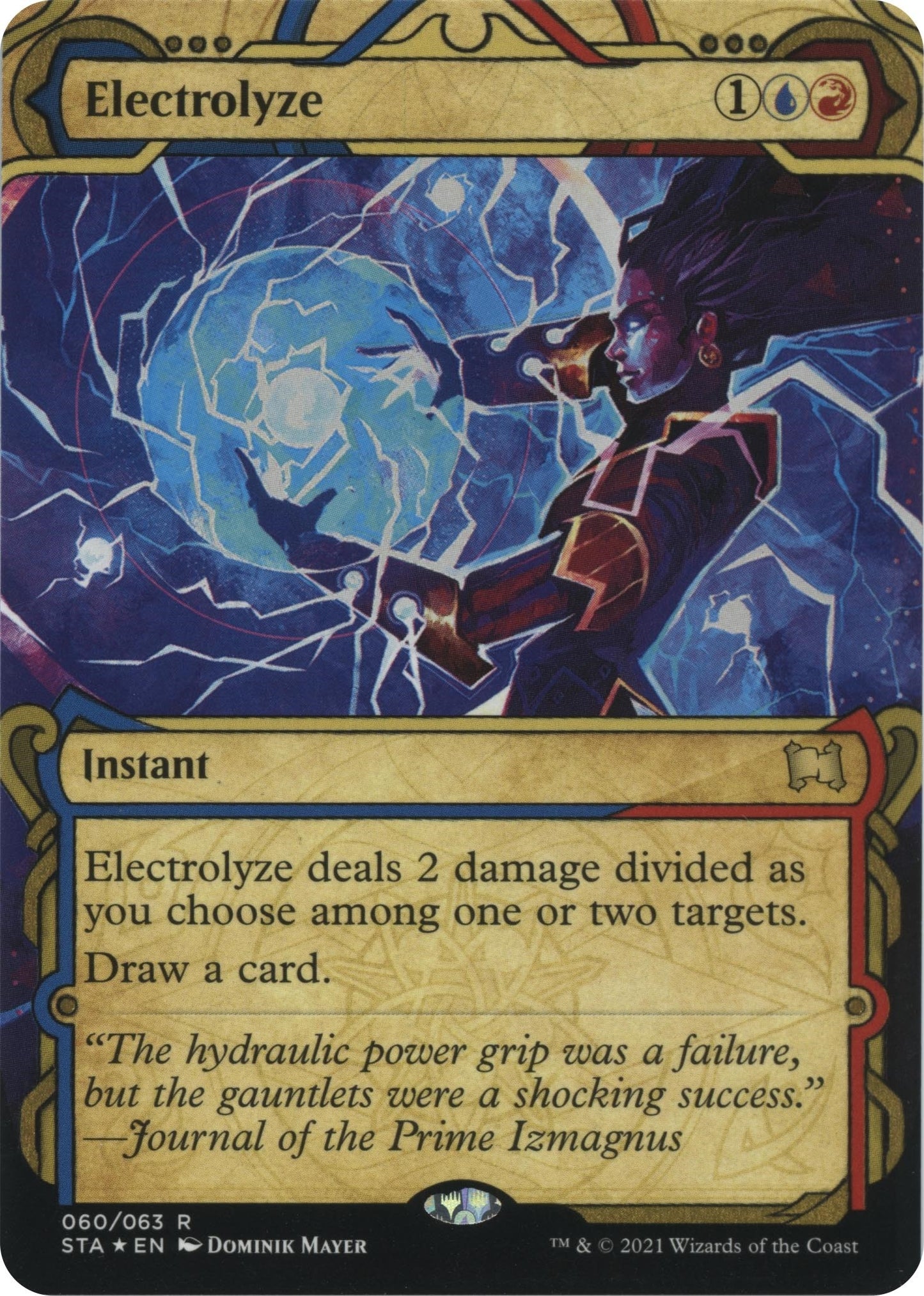 Image for Electrolyze (Foil Etched) (60) (Strixhaven: Mystical Archives) - Magic: The Gathering