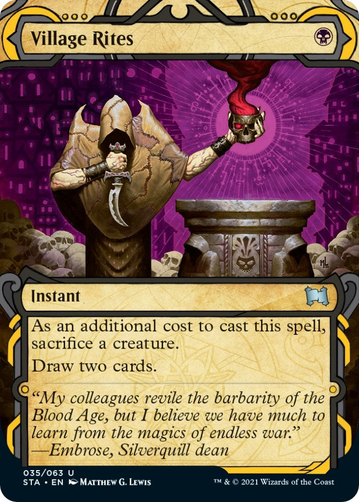 Image for Village Rites (35) (Strixhaven: Mystical Archives) - Magic: The Gathering
