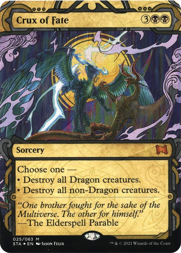 Image for Crux of Fate (Foil Etched) (25) (Strixhaven: Mystical Archives) - Magic: The Gathering
