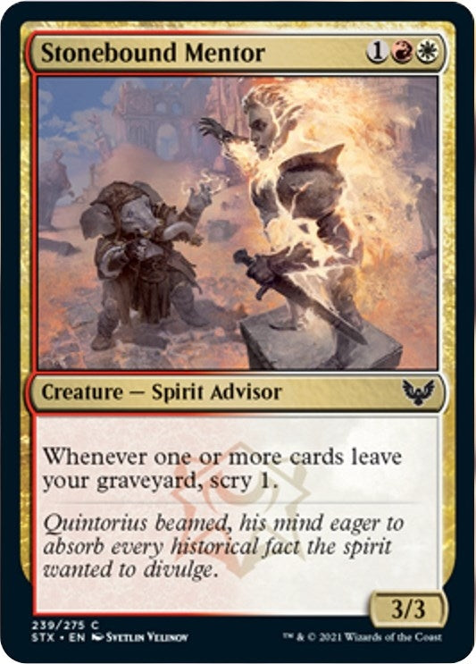 Image for Stonebound Mentor (239) (Strixhaven: School of Mages) - Magic: The Gathering