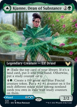 Image for Kianne, Dean of Substance (Extended Art) (326) (Strixhaven: School of Mages) - Magic: The Gathering