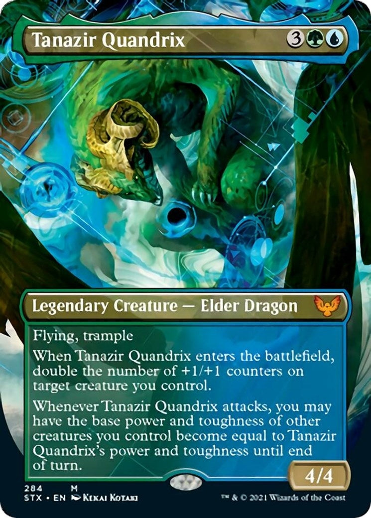 Image for Tanazir Quandrix (Borderless) (284) (Strixhaven: School of Mages) - Magic: The Gathering