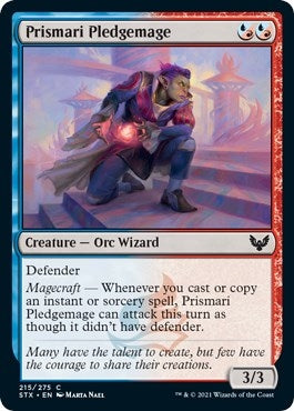 Image for Prismari Pledgemage (215) (Strixhaven: School of Mages) - Magic: The Gathering