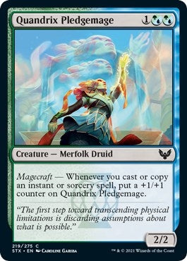 Image for Quandrix Pledgemage (219) (Strixhaven: School of Mages) - Magic: The Gathering