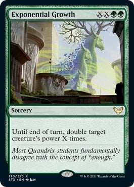 Image for Exponential Growth (130) (Strixhaven: School of Mages) - Magic: The Gathering