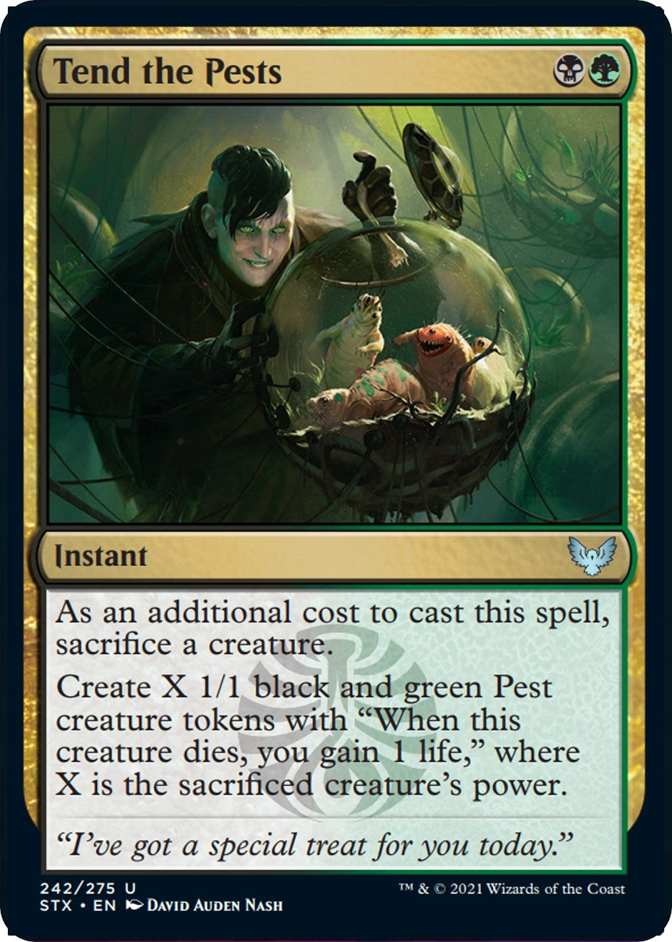 Image for Tend the Pests (242) (Strixhaven: School of Mages) - Magic: The Gathering