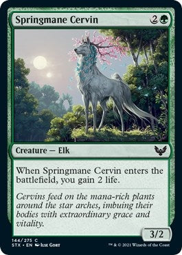 Image for Springmane Cervin (144) (Strixhaven: School of Mages) - Magic: The Gathering