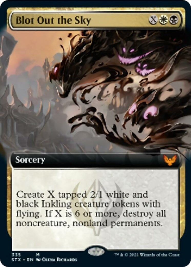 Image for Blot Out the Sky (Extended Art) (335) (Strixhaven: School of Mages) - Magic: The Gathering