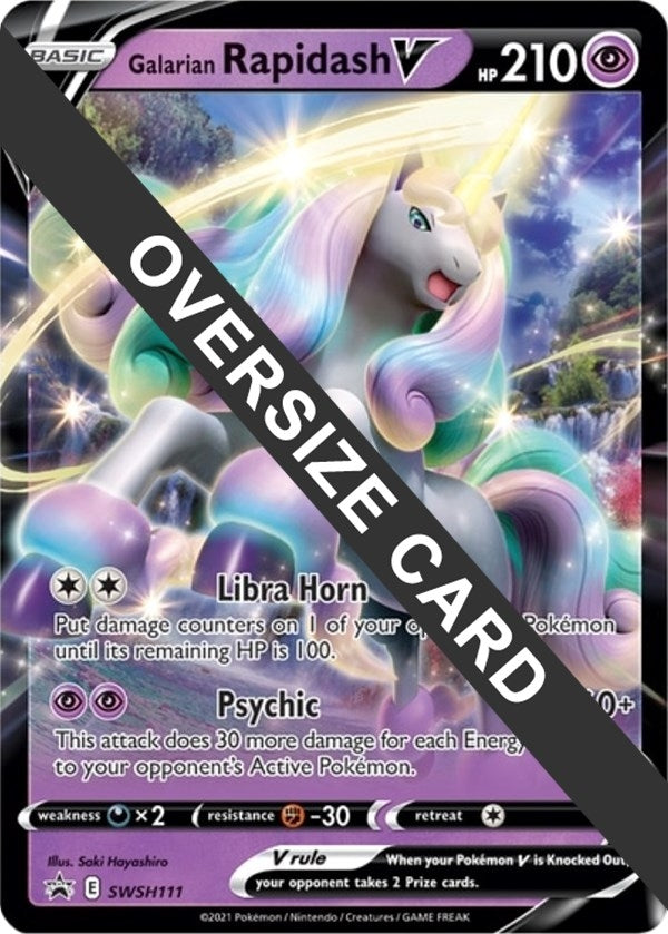 Image for Galarian Rapidash V - SWSH111 (SWSH111) (Jumbo Cards) - Pokemon