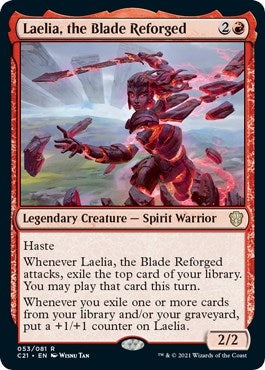 Image for Laelia, the Blade Reforged (53) (Commander 2021) - Magic: The Gathering