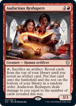 Image for Audacious Reshapers (47) (Commander 2021) - Magic: The Gathering