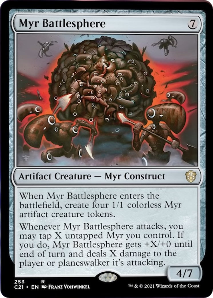 Image for Myr Battlesphere (253) (Commander 2021) - Magic: The Gathering