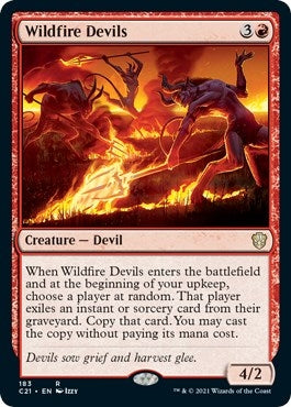 Image for Wildfire Devils (183) (Commander 2021) - Magic: The Gathering