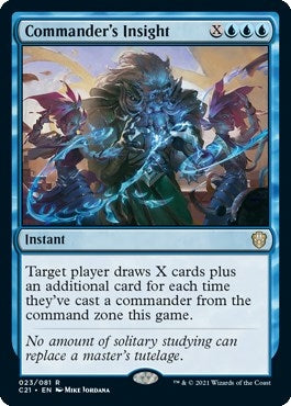 Image for Commander's Insight (23) (Commander 2021) - Magic: The Gathering