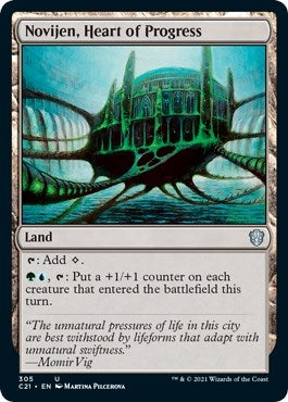 Image for Novijen, Heart of Progress (305) (Commander 2021) - Magic: The Gathering