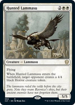 Image for Hunted Lammasu (94) (Commander 2021) - Magic: The Gathering