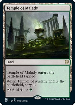 Image for Temple of Malady (323) (Commander 2021) - Magic: The Gathering