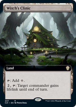 Image for Witch's Clinic (Extended Art) (407) (Commander 2021) - Magic: The Gathering