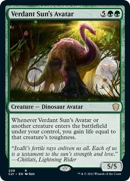 Image for Verdant Sun's Avatar (208) (Commander 2021) - Magic: The Gathering