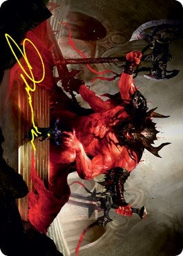 Image for Awaken the Blood Avatar Art Card (Gold-Stamped Signature) (20) (Art Series: Strixhaven) - Magic: The Gathering